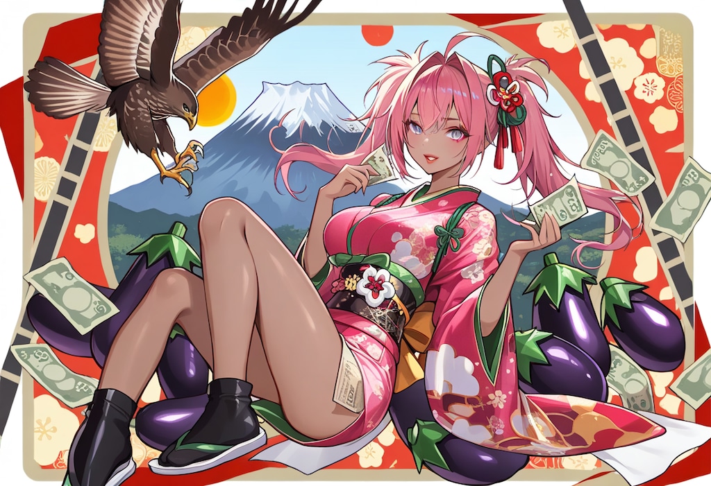 2026年正月・年賀状イラスト