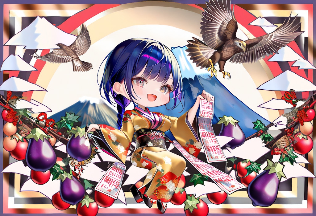 2026年正月・年賀状イラスト