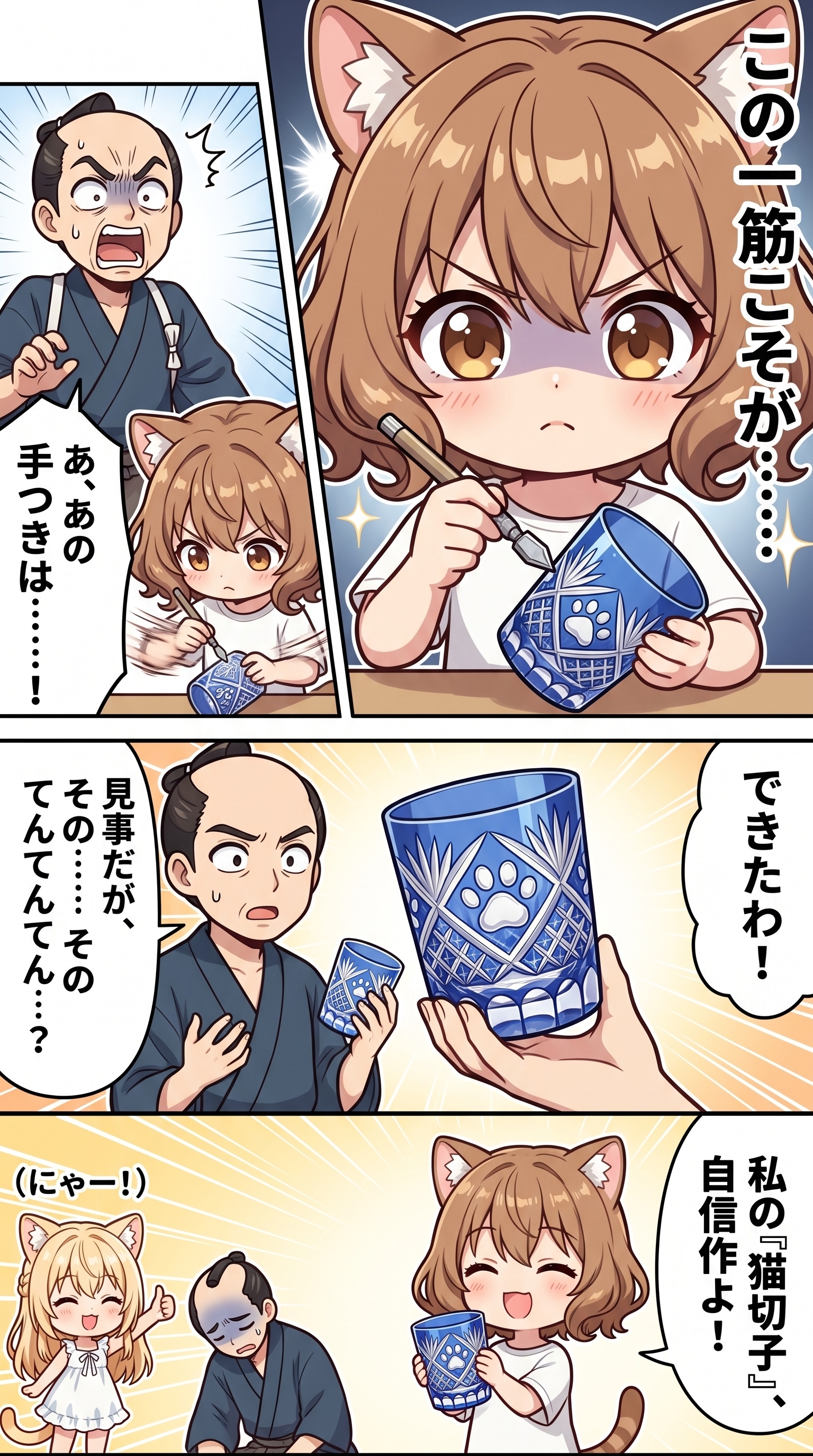 渾身の一筋