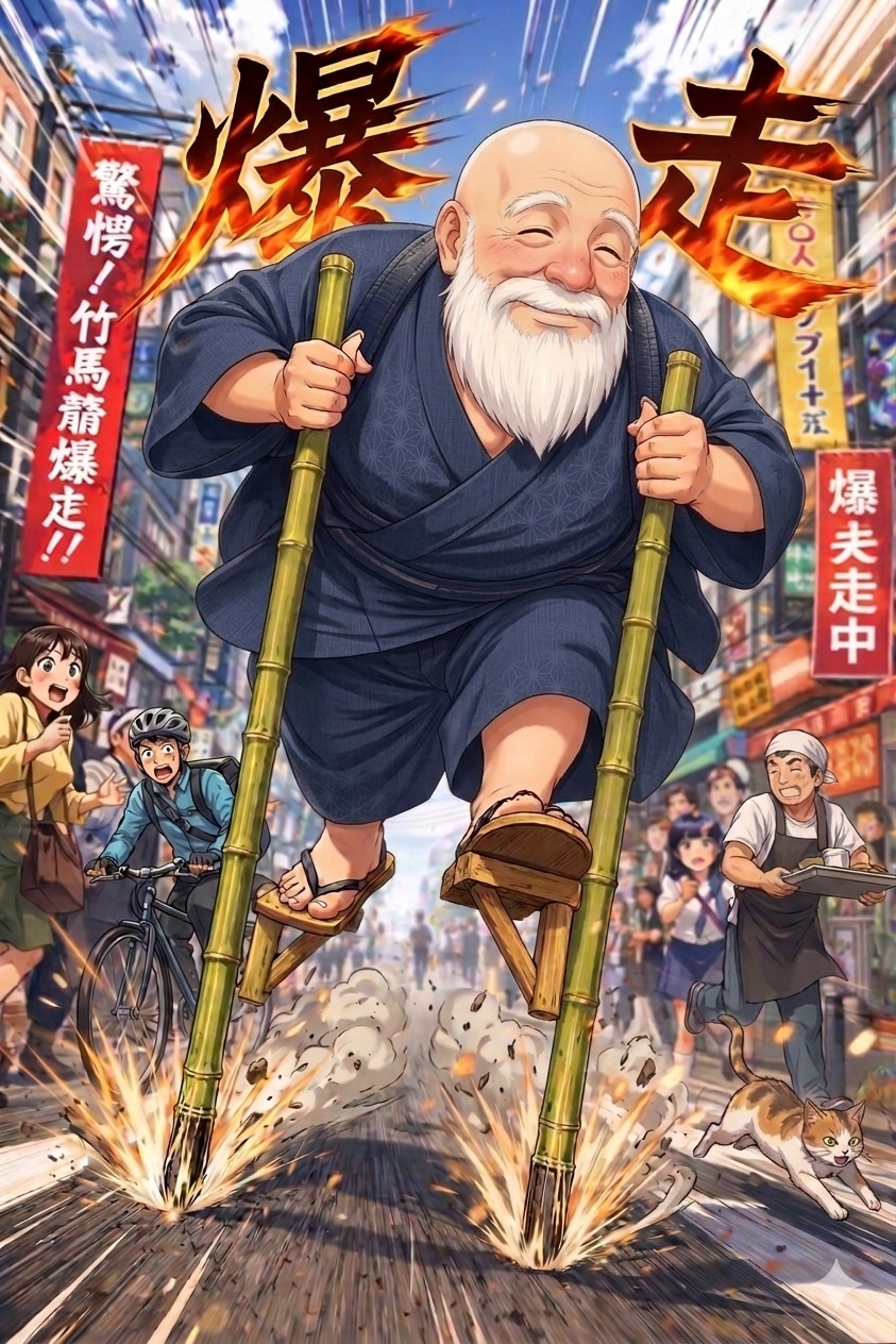 竹馬爆走ナップル100さん | の人気AIイラスト・グラビア