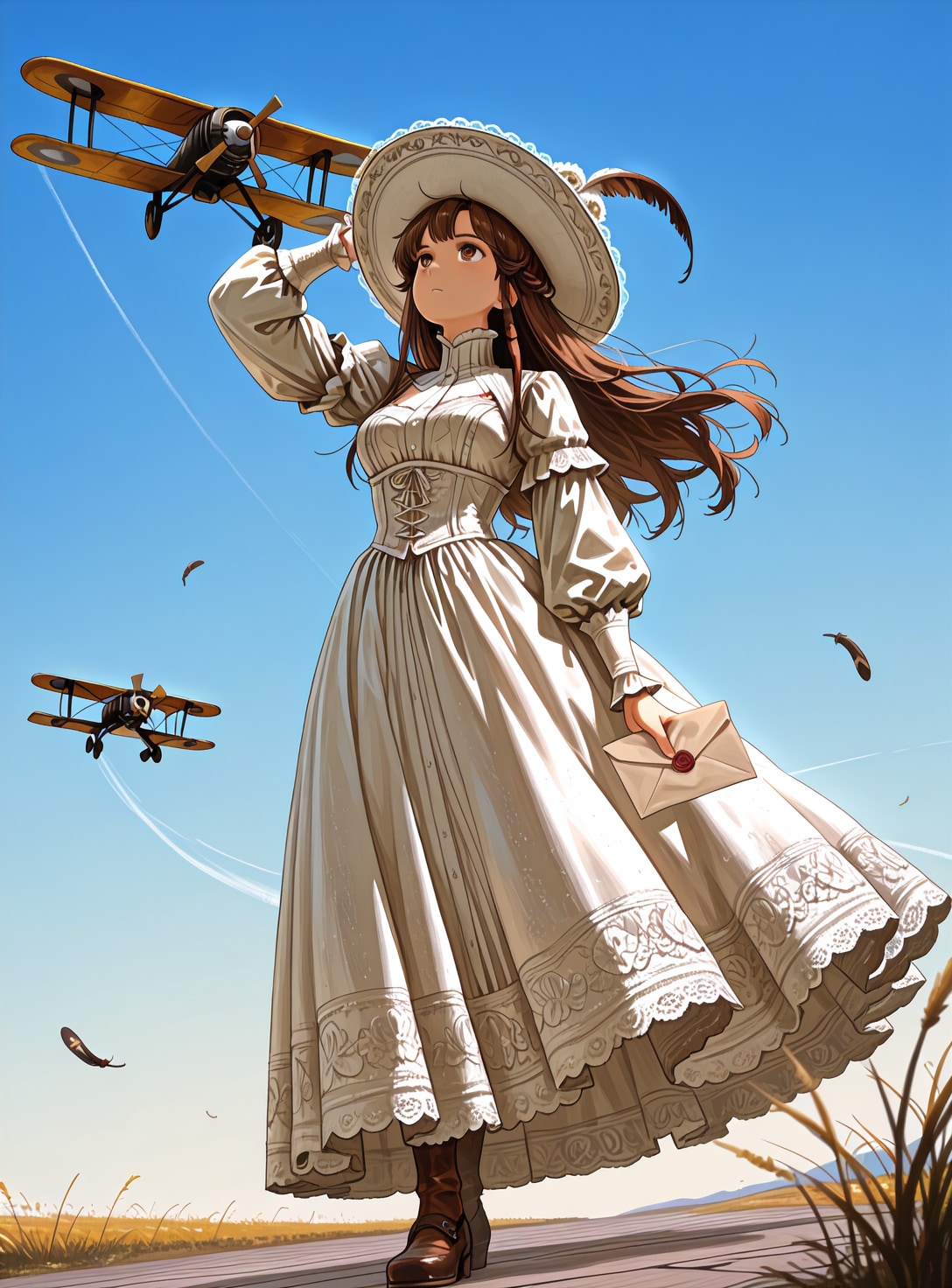 [今日は何の日 2/18] エアメールの日 | の人気AIイラスト・グラビア