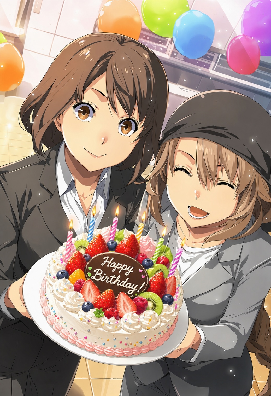 [FA] アキちゃんを祝いたい！ | の人気AIイラスト・グラビア