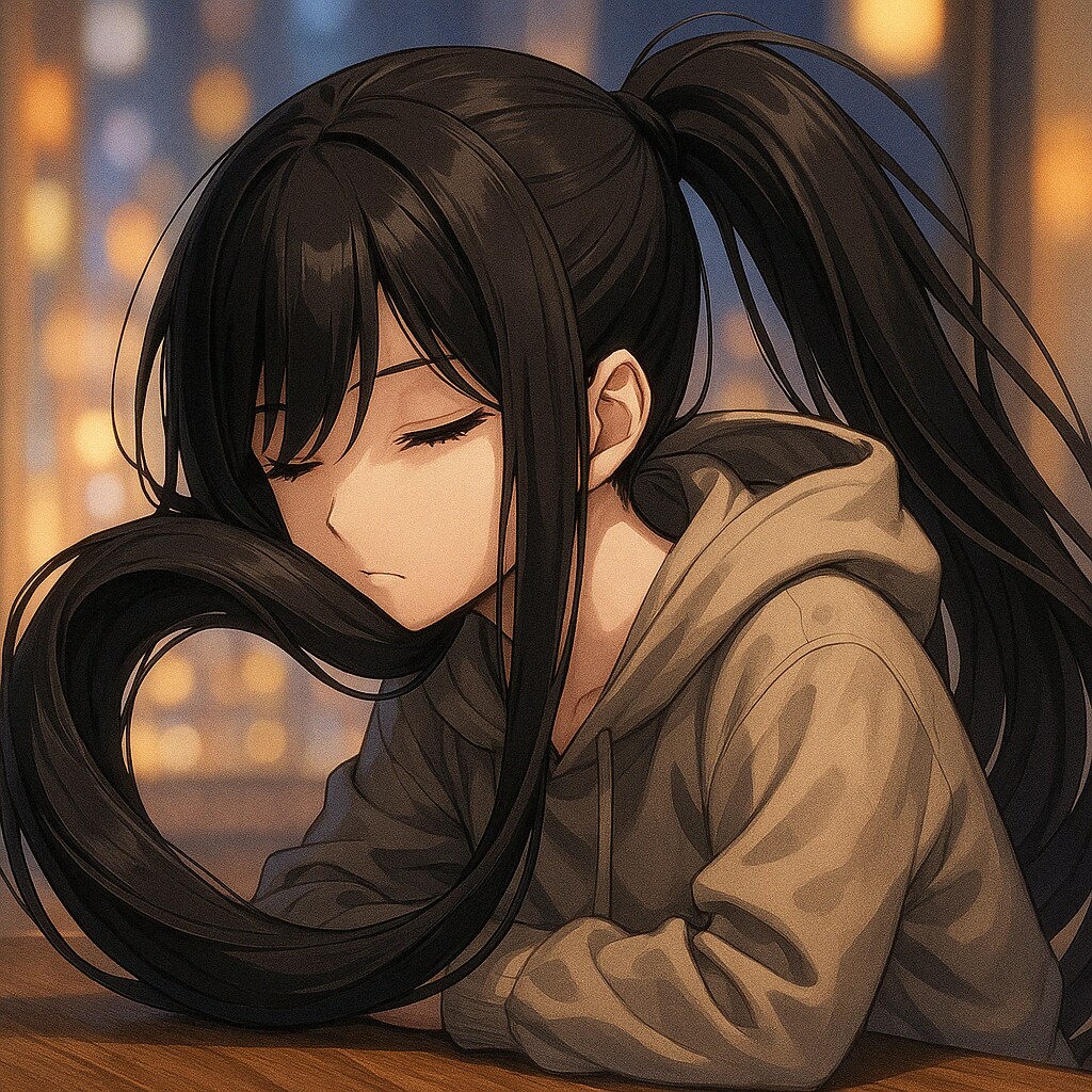 髪頬杖 | の人気AIイラスト・グラビア