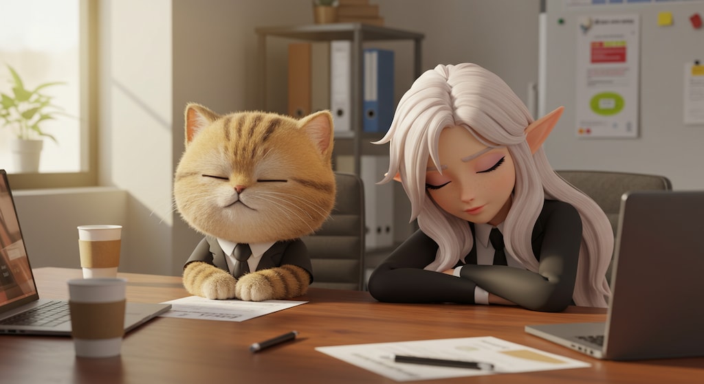 眠りの連鎖反応 〜会議室の静かな共犯者たち〜