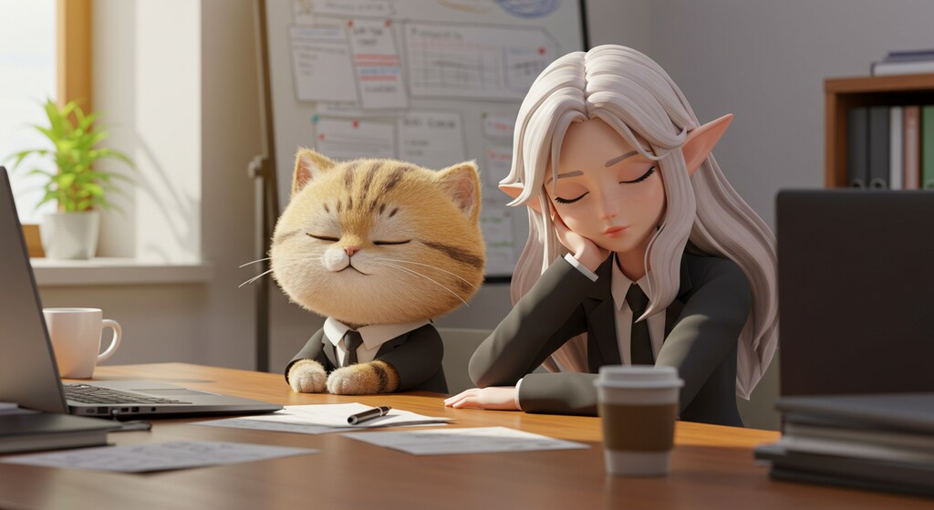 眠りの連鎖反応 〜会議室の静かな共犯者たち〜