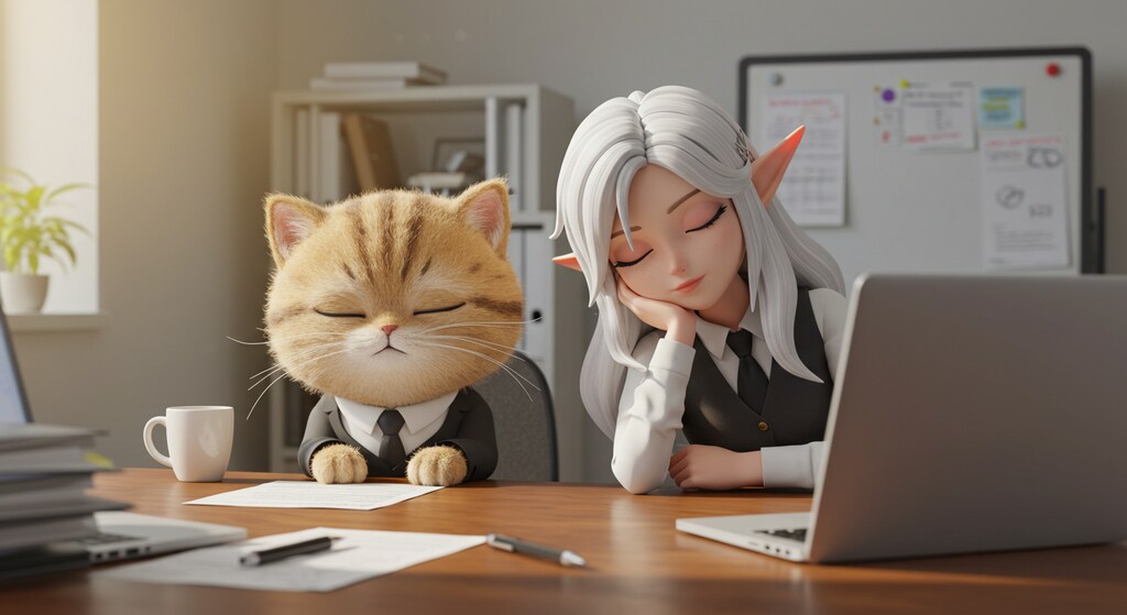 眠りの連鎖反応 〜会議室の静かな共犯者たち〜