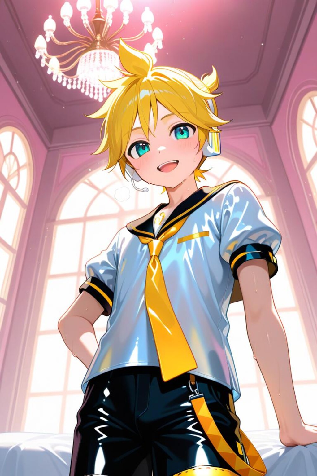 ボーカロイド　鏡音レン　セーラー服