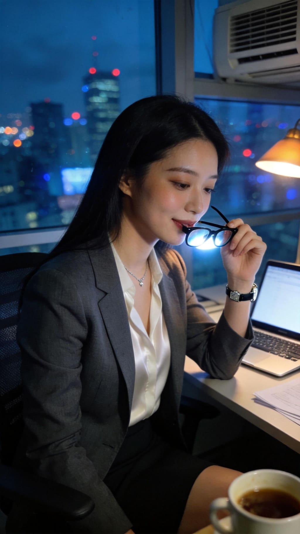 10 PM Office Glow