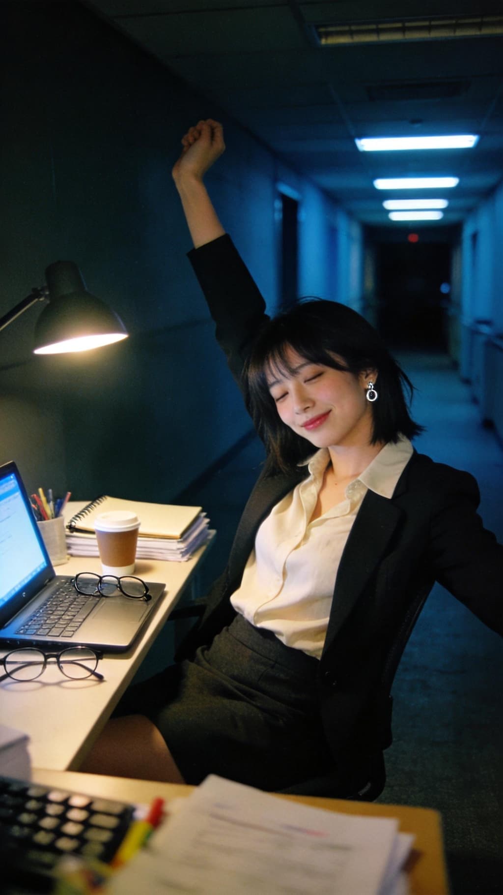 10 PM Office Glow