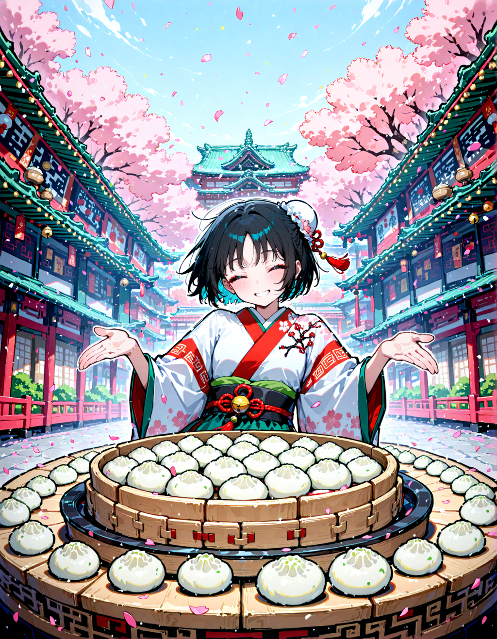 今日は京鼎樓の小籠包の日。さくらの日　その９