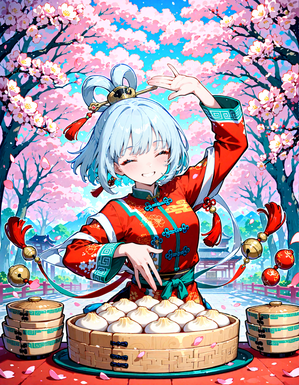 今日は京鼎樓の小籠包の日。さくらの日　その９