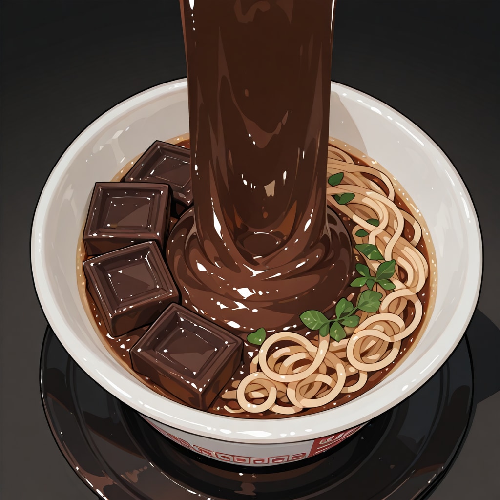 作者近影＋チョコレート