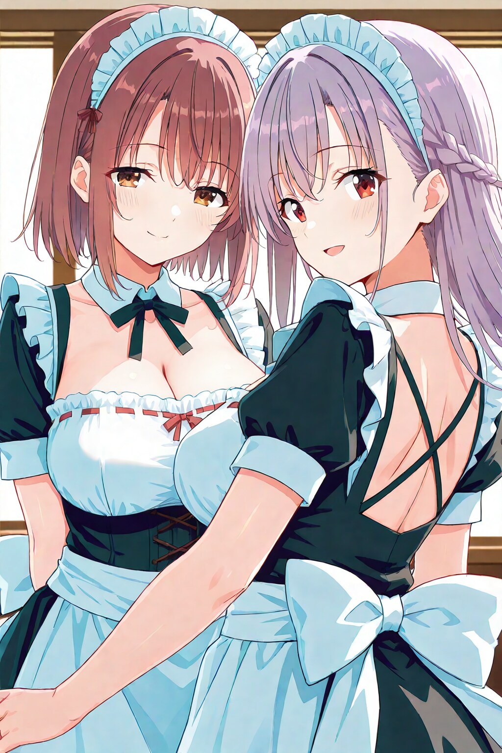ノノカ＆ミレナのメイドカフェ突発バイト！