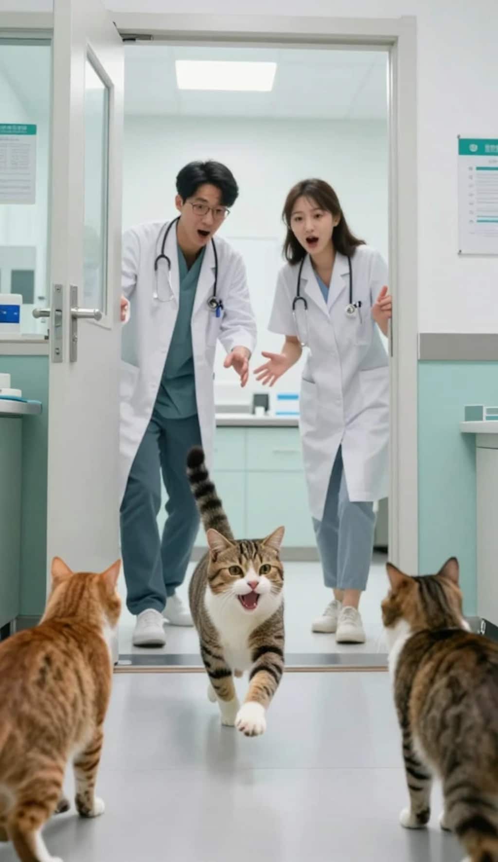 診察終了ー！さいならー！
