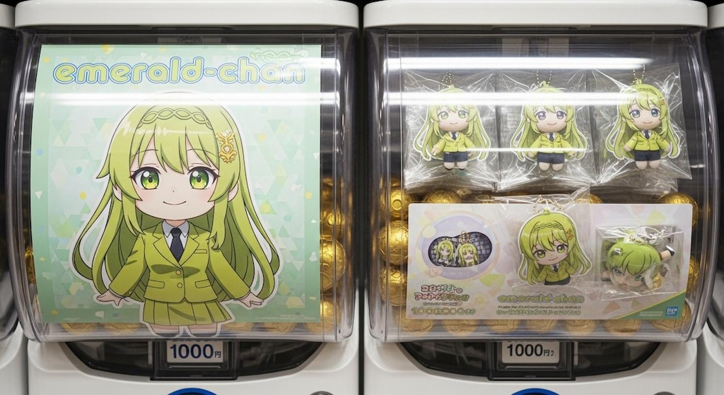 エメラルドちゃんガチャくじ
