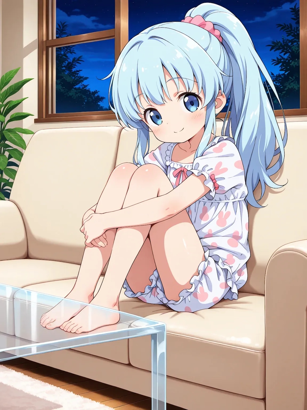 おやすみ前のあおいちゃん