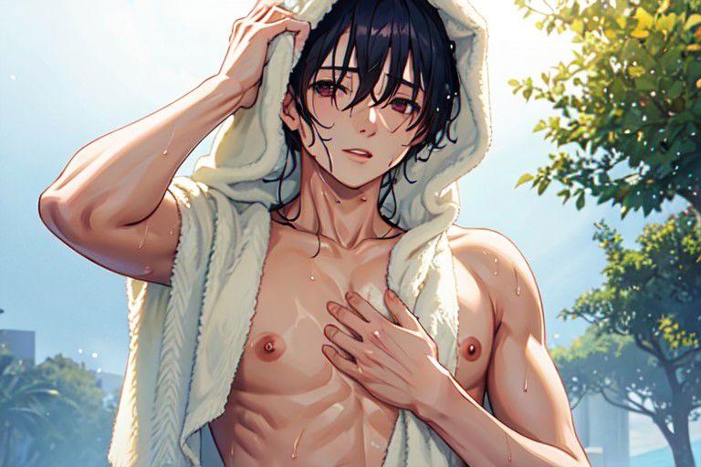 水も滴る良い男