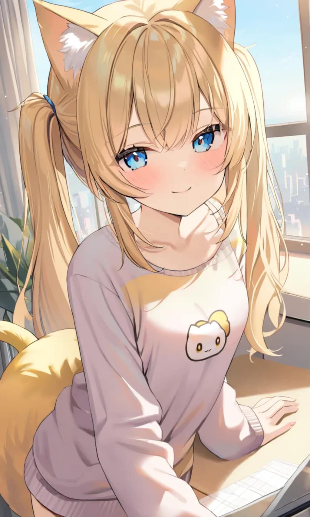 こるり「のんびりしてます」まや「わたしもだ」