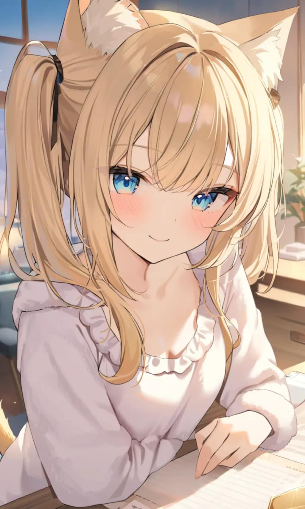 こるり「のんびりしてます」まや「わたしもだ」