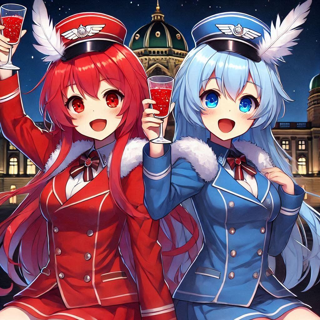 鉄道系魔法少女イオニア＆ラーラ　海外旅行中♪・・・150