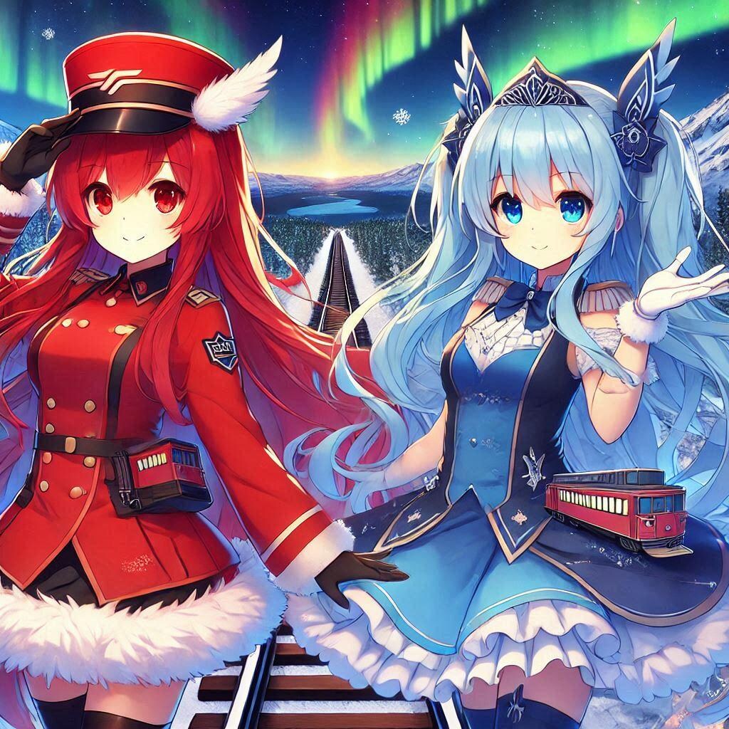 鉄道系魔法少女イオニア＆ラーラ　海外旅行中♪・・・150