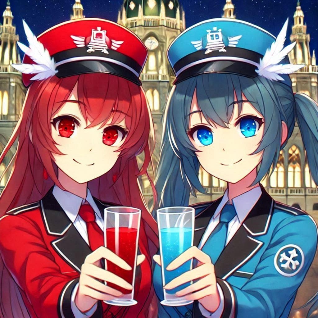 鉄道系魔法少女イオニア＆ラーラ　海外旅行中♪・・・150