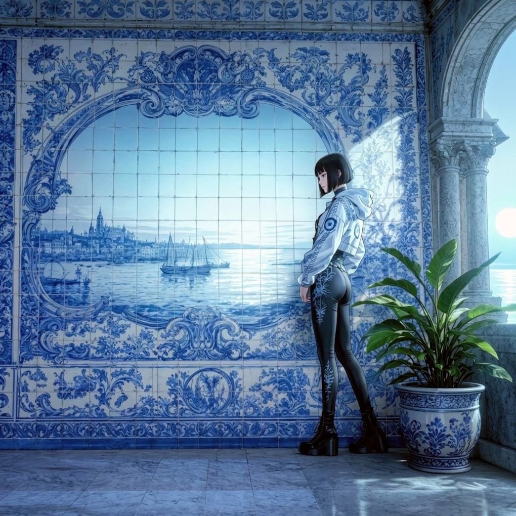 Blue&White | の人気AIイラスト・グラビア