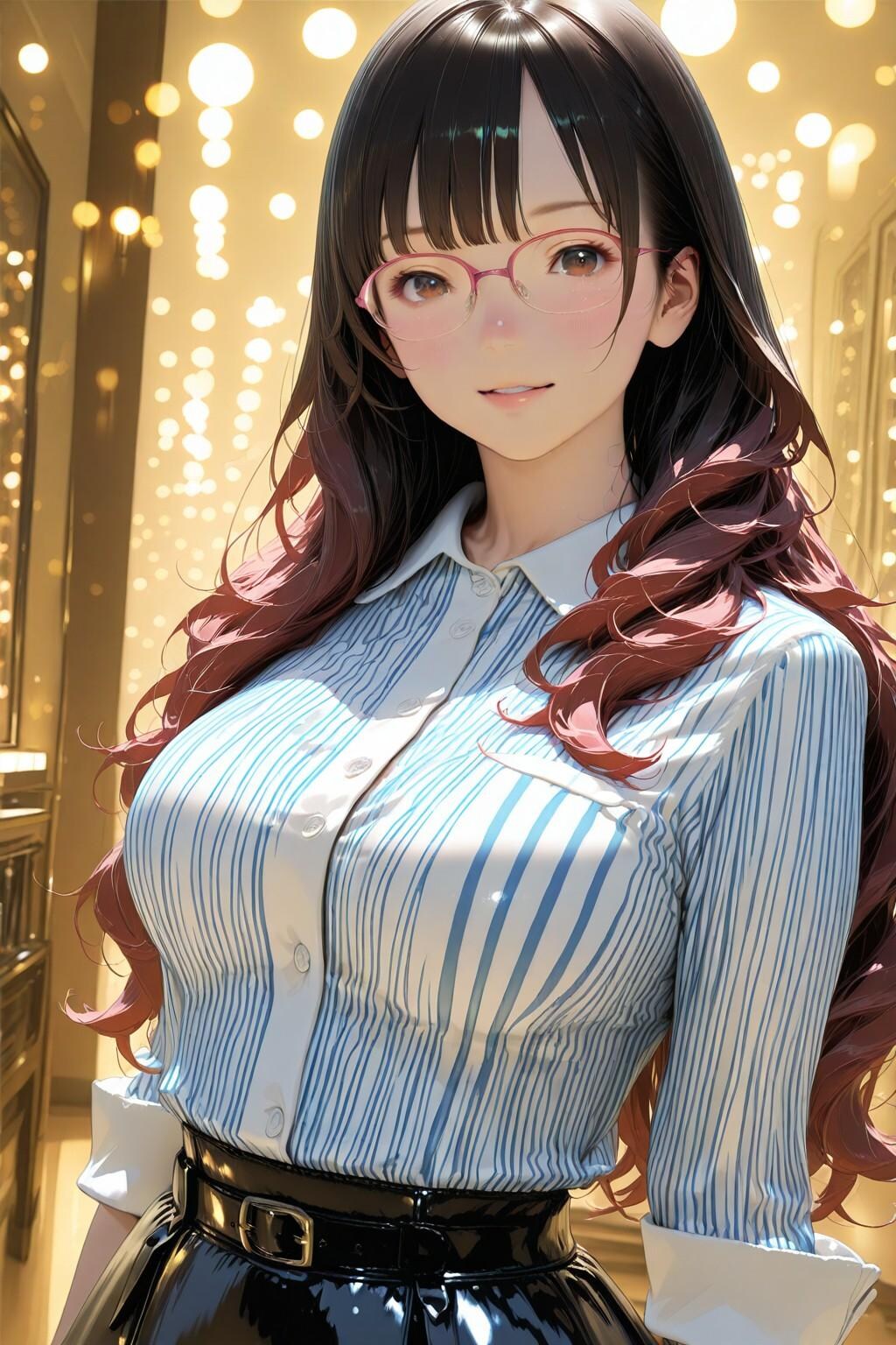 メガネお姉さん