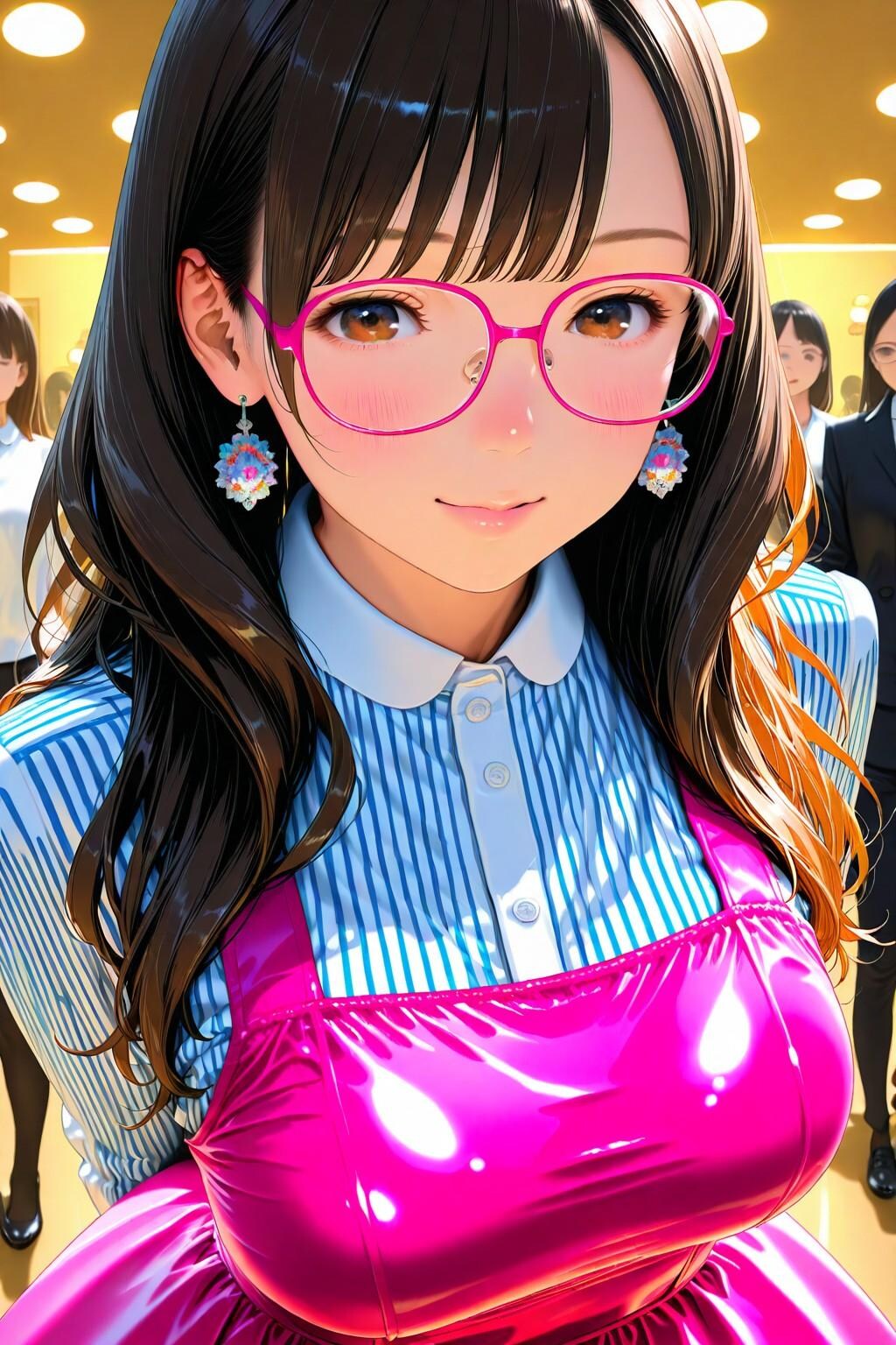 メガネお姉さん