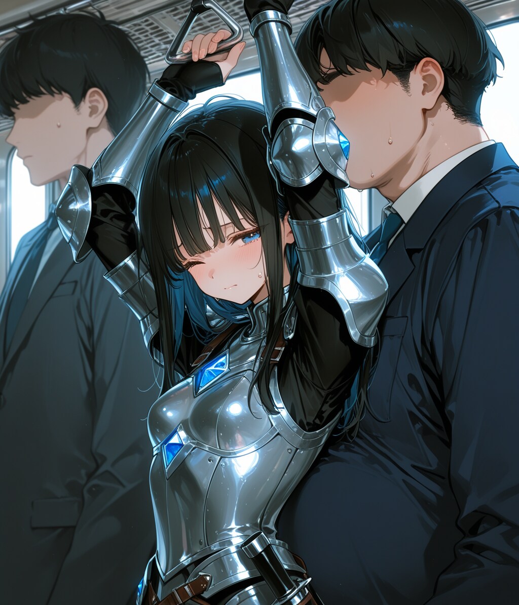 JRで移動中の葵さん