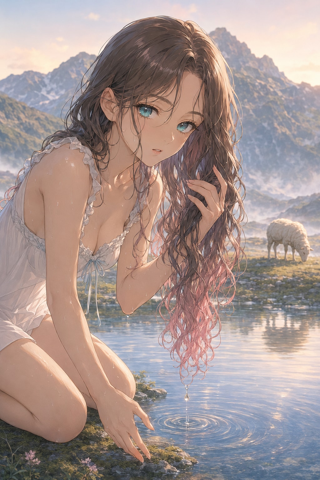 目が合った朝