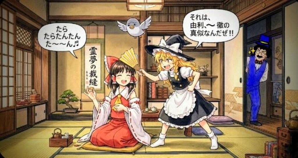 霊夢と魔理沙のコント｢由利徹さんコント風｣