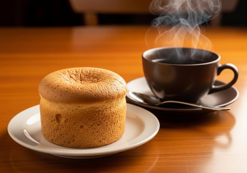 デザートのふんわり卵ケーキ