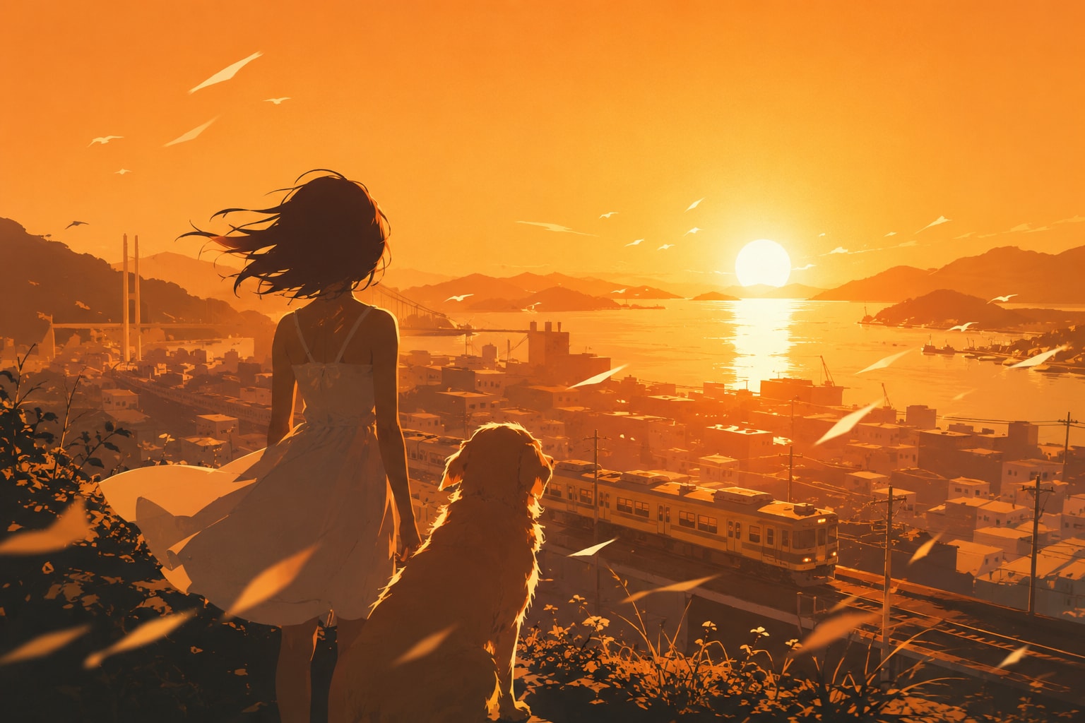海の見える街122 | の人気AIイラスト・グラビア