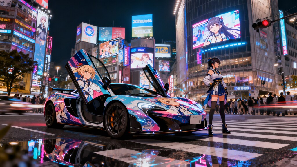 痛車(サンプルプロンプトお試し)