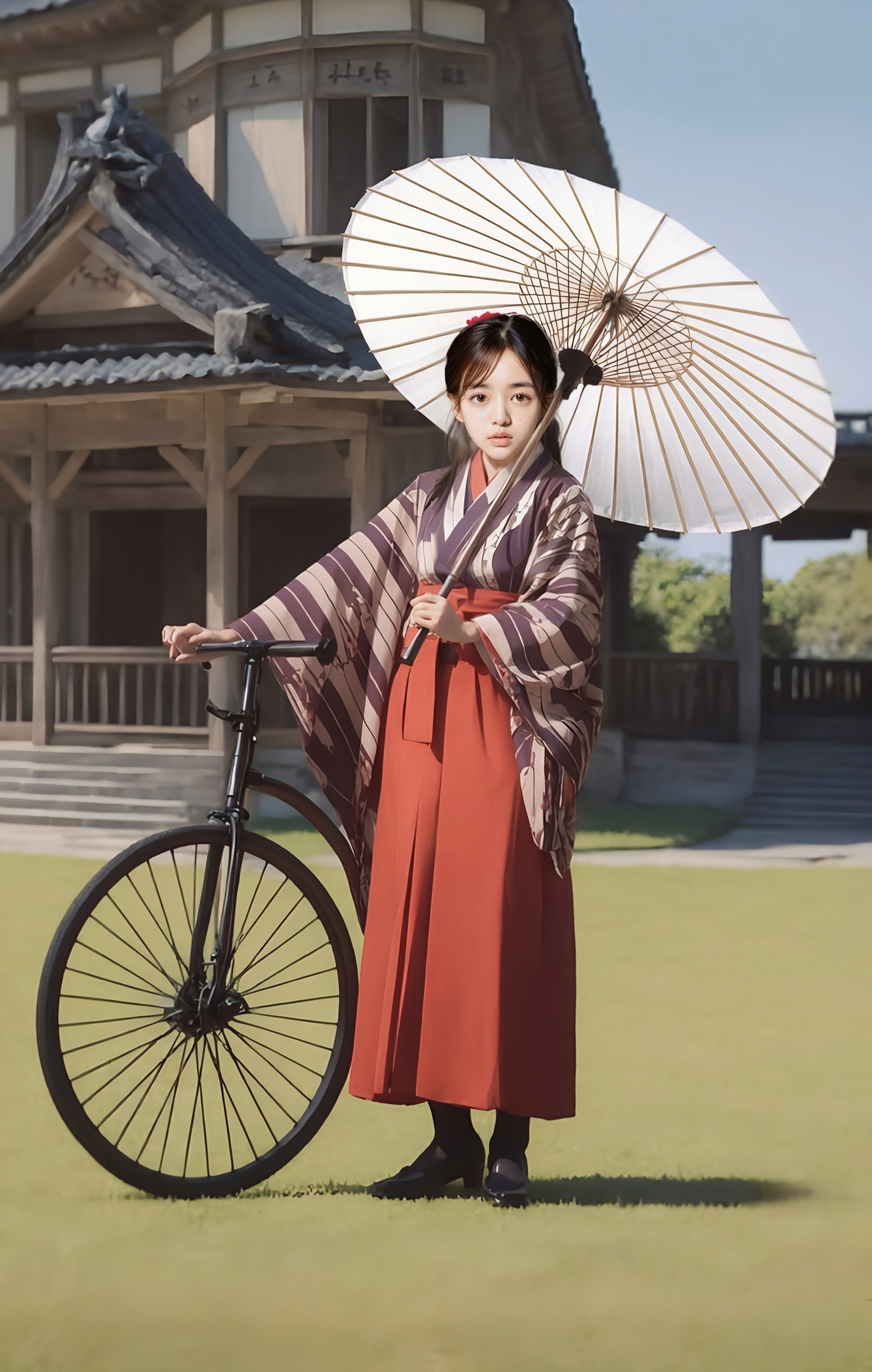 大正時代の女学生