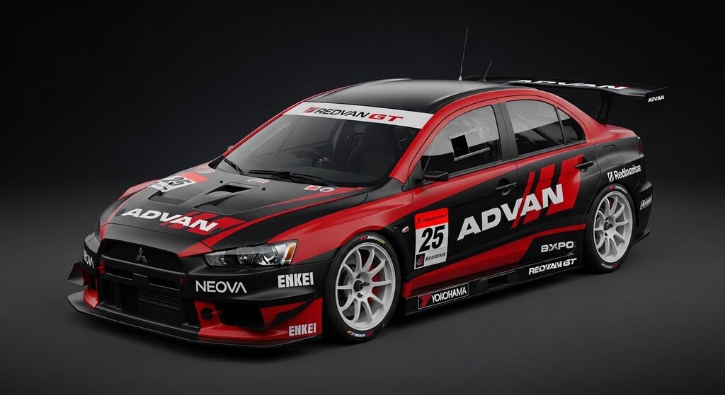 アドバンランサーエボリューションレーシングカー