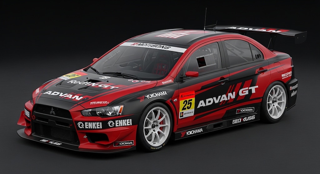 アドバンランサーエボリューションレーシングカー