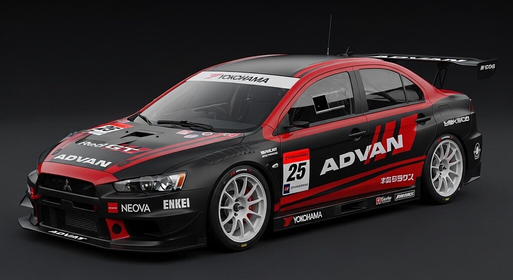 アドバンランサーエボリューションレーシングカー