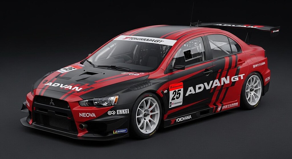 アドバンランサーエボリューションレーシングカー
