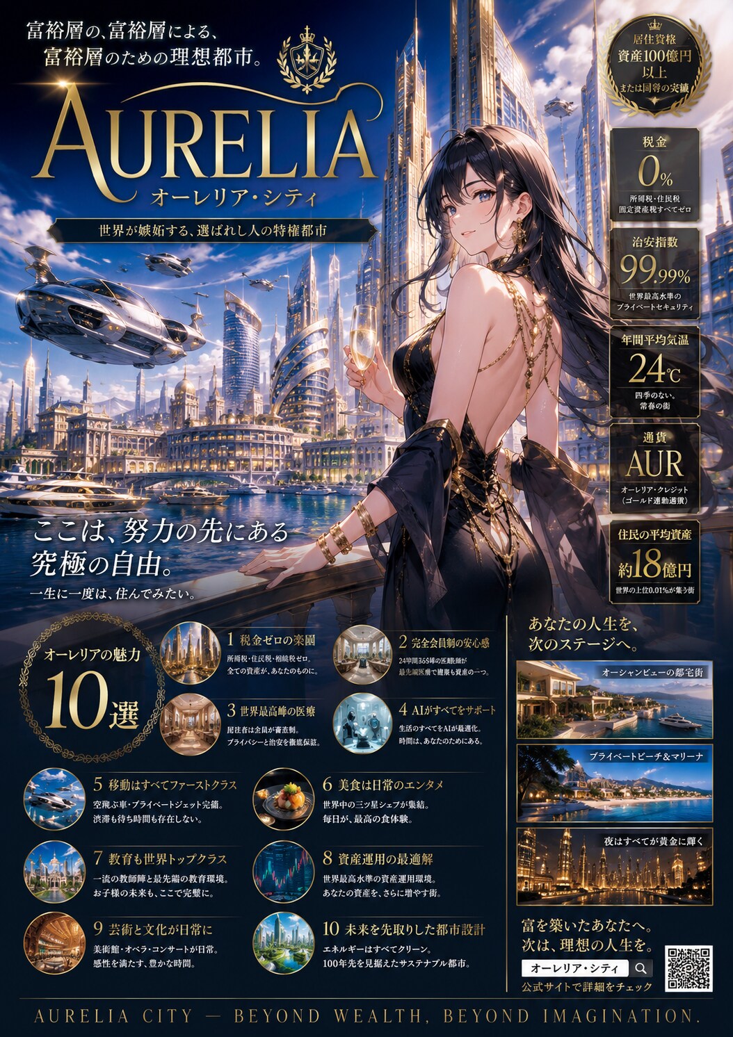 未来の理想都市オーレリア