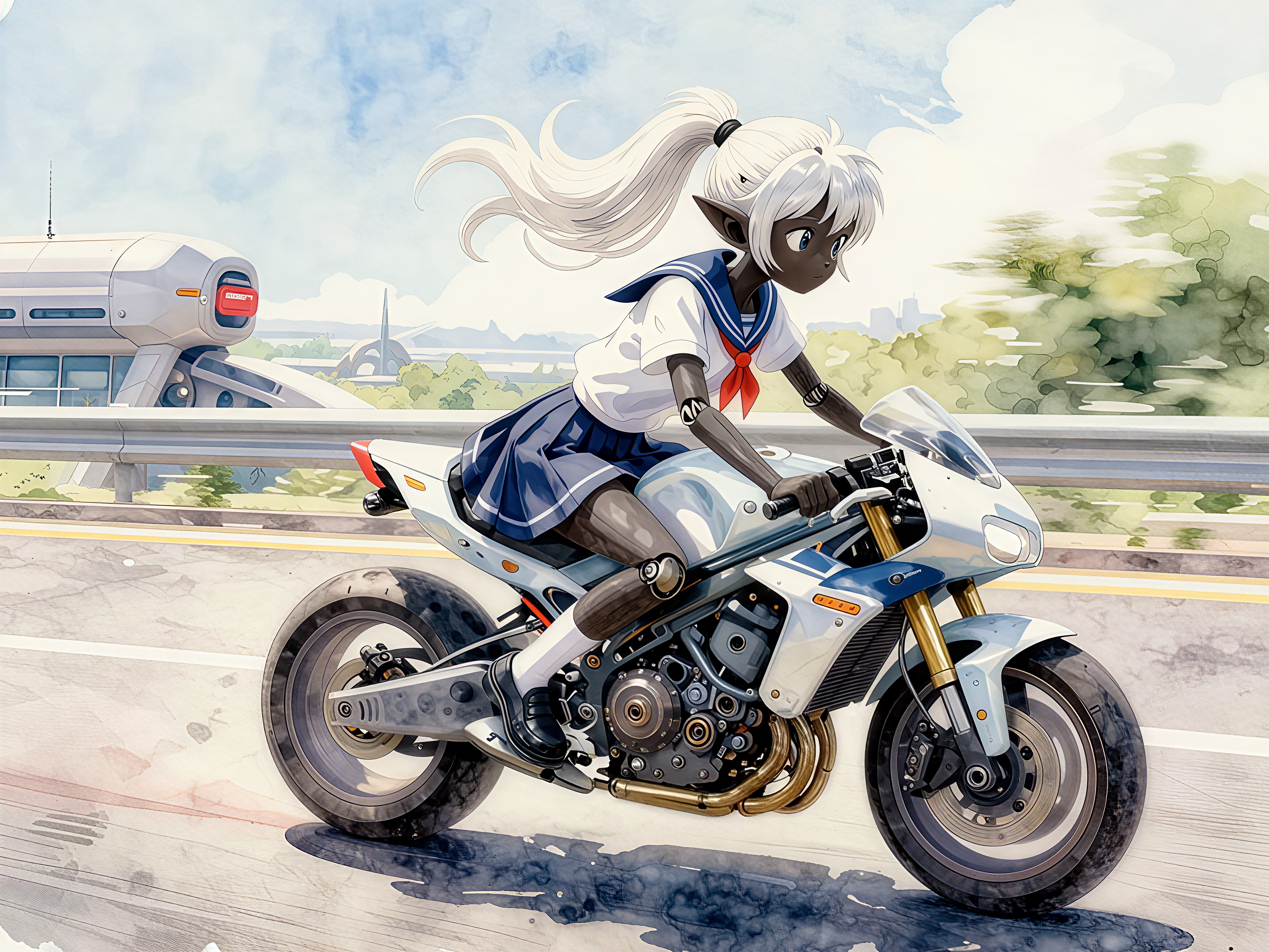 メカ娘4876号 | の人気AIイラスト・グラビア