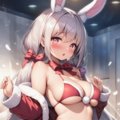 ウサ耳サンタビキニ 2枚目