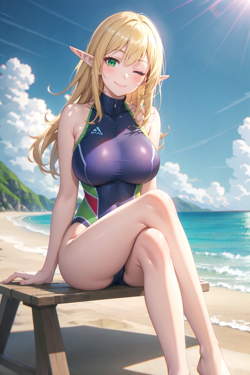 エルフの若奥様の夏