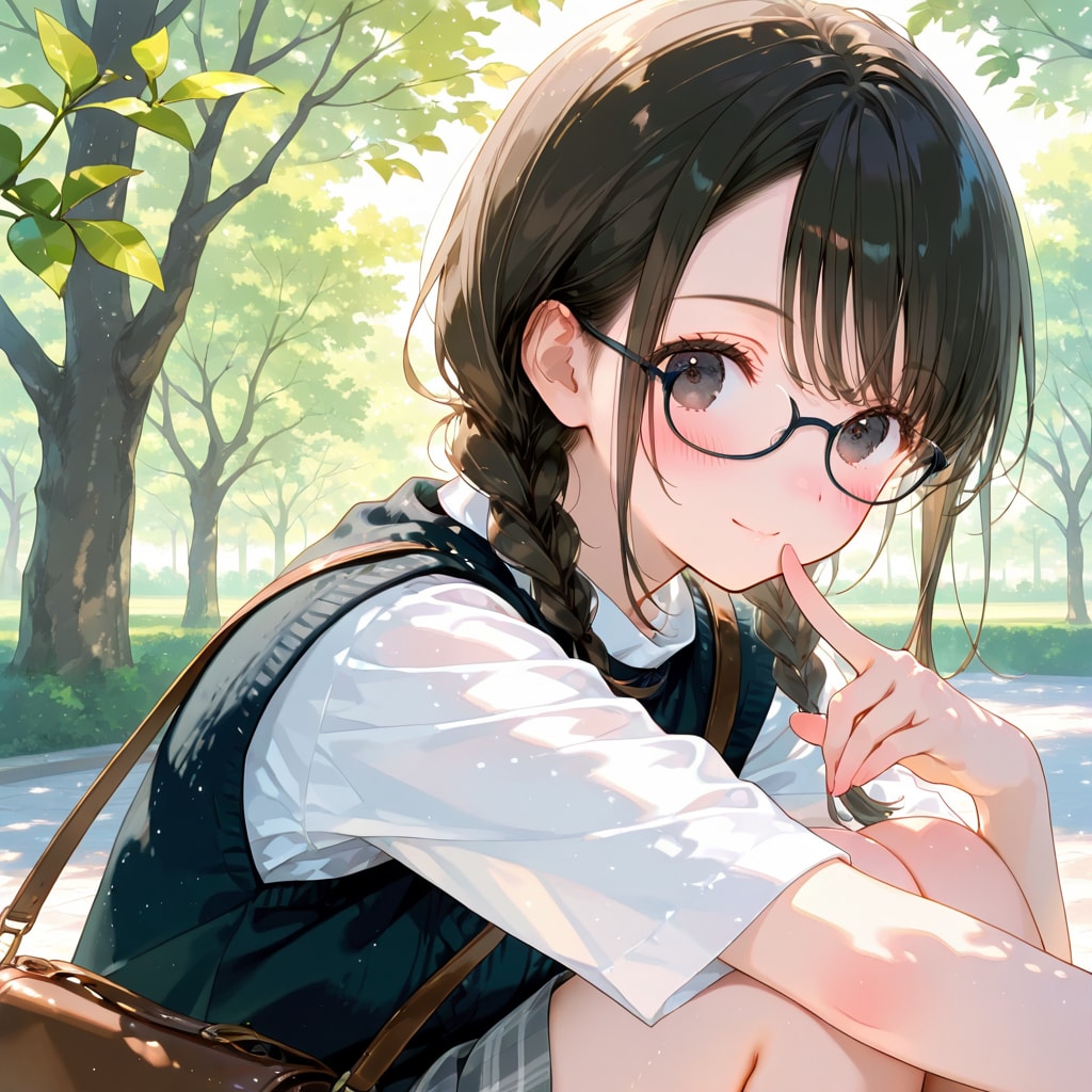 眼鏡越しの、ひみつ。