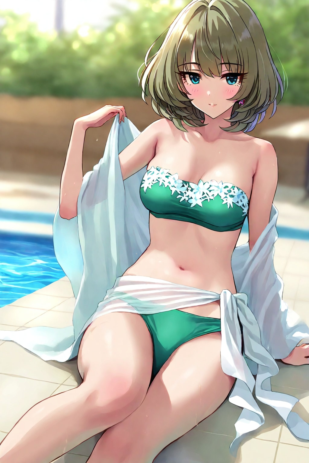 *【習作】アイマスガールズの水着姿　４人