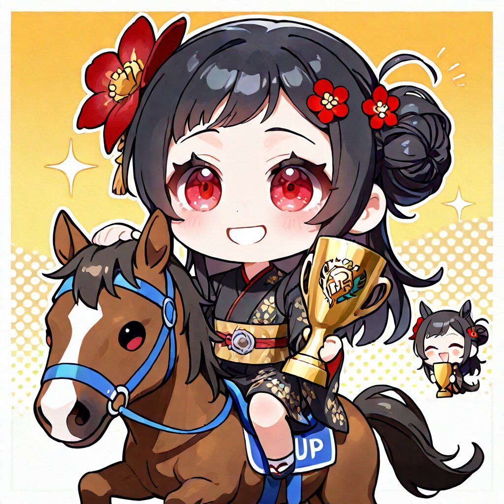 ミニトキヒメ(ウマ＆トロフィー)