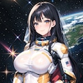 宇宙服の香苗さんです 2枚目
