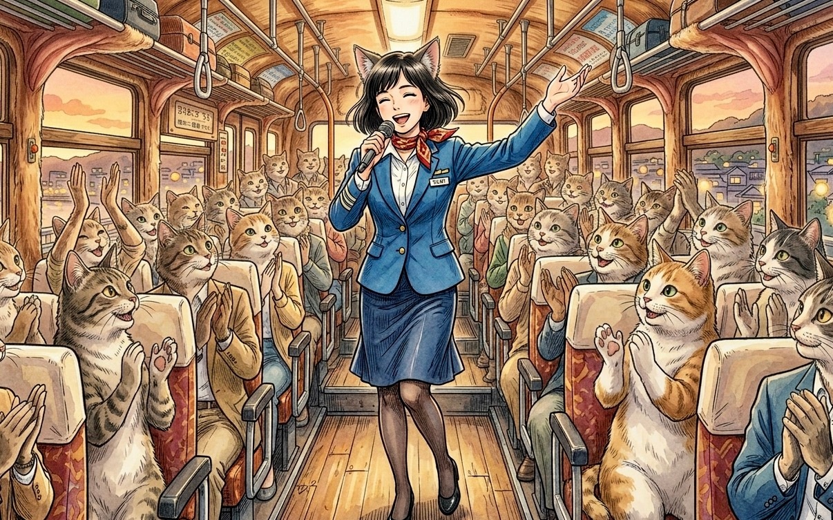 猫バスのガイドさん