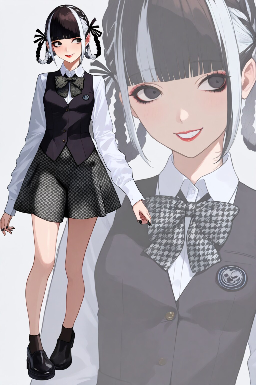 定期的に呼び出さないと再現出来なくなる千鳥格子ちゃん | の人気AIイラスト・グラビア